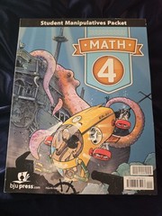 BJU Press Math 4 Complete Set – Like New – 4th Ed – Bob Jones Teacher & Student