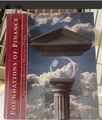 Foundations of Finance Annotated Instructor’s Edition Keown Hardcover Finance