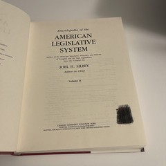 Encyclopedia of the American Legislative System 3 Volume Set 1994
