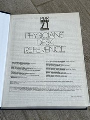 🥼 2017 Physicians’ Desk Reference 71st Edition by PDR Staff