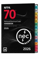 NFPA 70, National Electrical Code (NEC) Handbook 2026 Hardcover with Index Tab