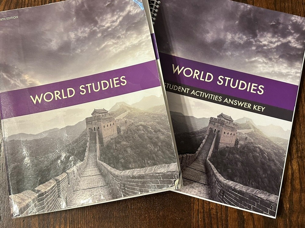 Bob Jones University World Studies Student Textbook And Activity Book Answer Key