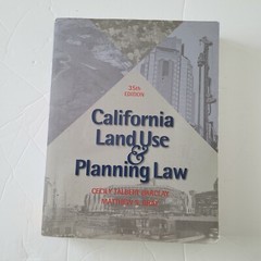 California Land Use and Planning Law, 35th Edition By Cecily Talbert Barclay