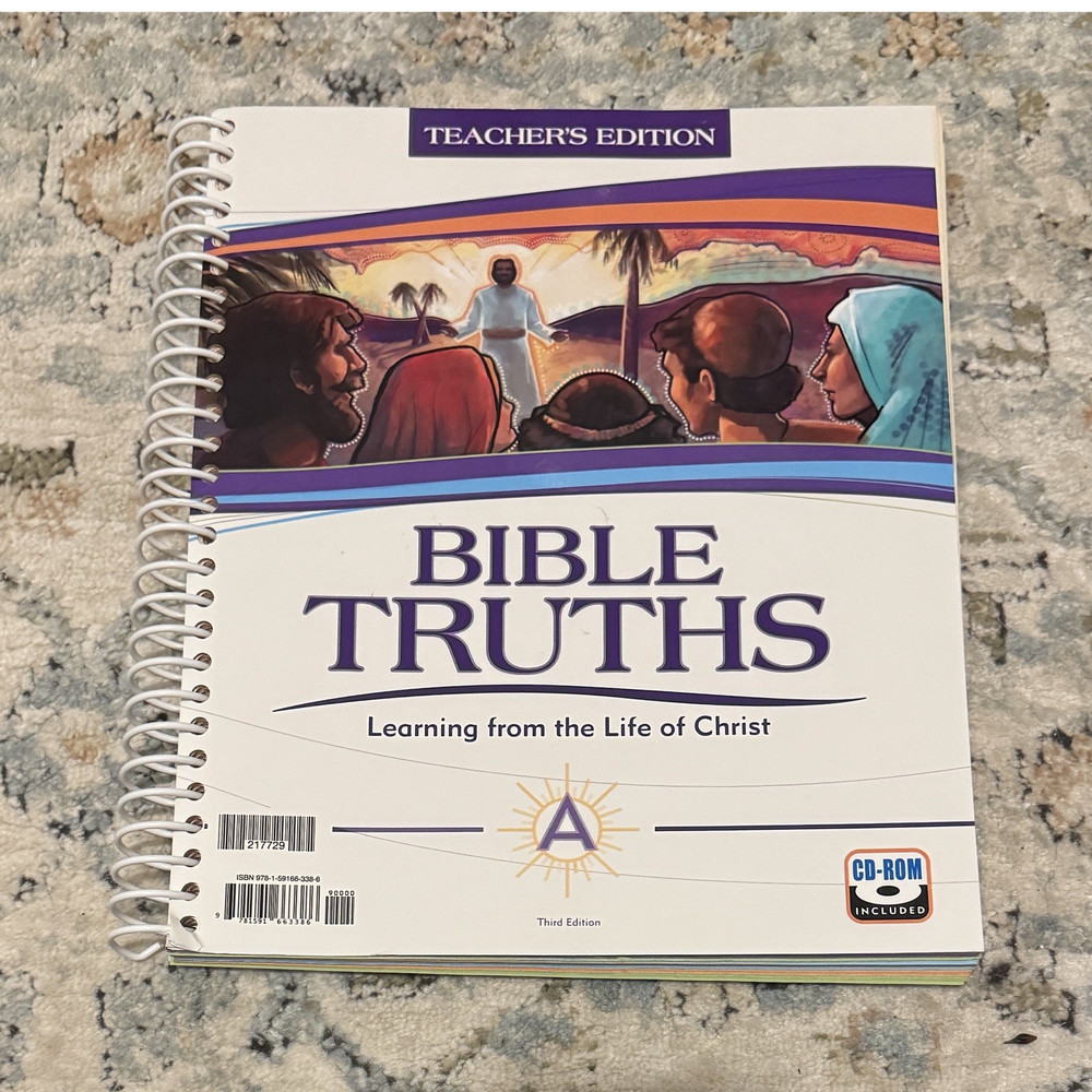 BJU Press Bible Truths A Teacher’s Edition 3rd Ed Spiral Bound w/ CD-ROM