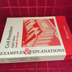 Examples and Explanations for Civil Procedure by Joseph W. Glannon 8th. Edition