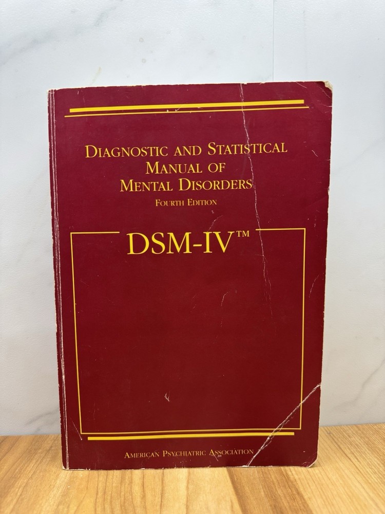 DSM-IV (4th ed) APA Diagnostic & Statistical Manual of Mental Disorders 1994 PB