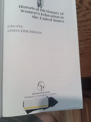 Historical Dictionary of Women’s Education in the United States