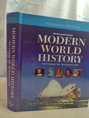 McDougal Littell Modern World History Patterns of Interaction Teacher’s Edition