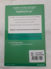 MyBradyLab Student Access Code Includes Pearson eText 9780134709086