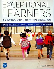Exceptional Learners An Introduction to Special Education – 9780137520350