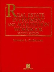 Real Estate Investment and Acquisition Workbook with Disk – Hardcover – GOOD