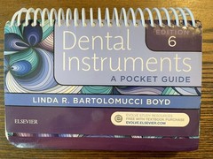 Dental Instruments: A Pocket Guide 6th Edition Spiral Bound Paperback : VG
