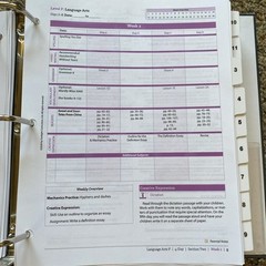 Sonlight Core F: Instructor Guide + Language Arts IG/ Student Sheets +books-part