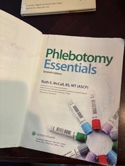 Phlebotomy Essentials by Ruth E. McCall (2019, Trade Paperback)