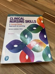 Clinical Nursing Skills: A Concept-Based Approach by Pearson Education: Like New