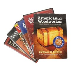 Woodworking Magazine Archive CD-ROM & DVD Lot American Woodworker Hand Tools