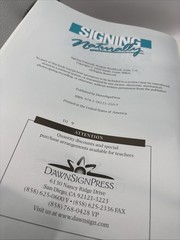 DawnSignPress Signing Naturally Student Workbook Units 1-6 ASL Lentz No Disc