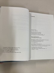 Role of Government in the History of Economic Thought 2005 Supplement HC 2005
