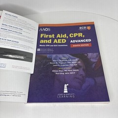 Advanced First Aid, CPR, and AED Paperback 8th Edition