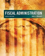 Fiscal Administration by John Mikesell (2017, Hardcover)