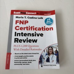 FNP Certification Intensive Review: PLUS 1,200 Questions With Detail – VERY GOOD