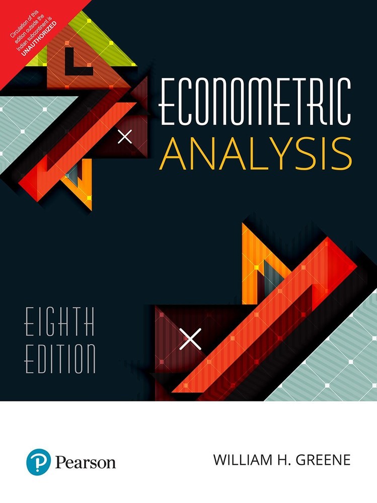 FAST SHIP Econometric Analysis 8E By William H. Greene NEW Intl PAPERBACK