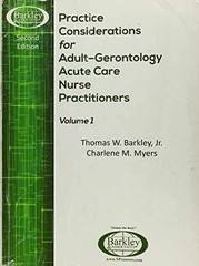 Practice Considerations for Adult – Paperback, by Thomas W. Barkley – Acceptable