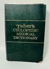 Tabers Cyclopedic Medical Dictionary 13th Edition 1977 Hardcover F A Davis