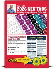 Mike Holt’s Electrical Code Tabs, Based on The 2026 NEC