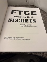 FTCE Reading K-12 Secrets Study Guide: Subject Test Review for FTCEs