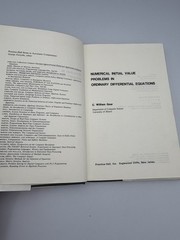 Numerical Initial Value Problems…By C. William Gear (1971) 1st Ed. HC DJ