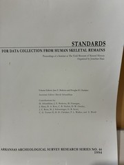 Standards fro Data Collection From Human Skeletal Remains No.44, 1994