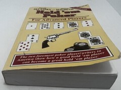 Hold’em Poker For Advanced Players By David Sklansky & Malmuth Good Condition