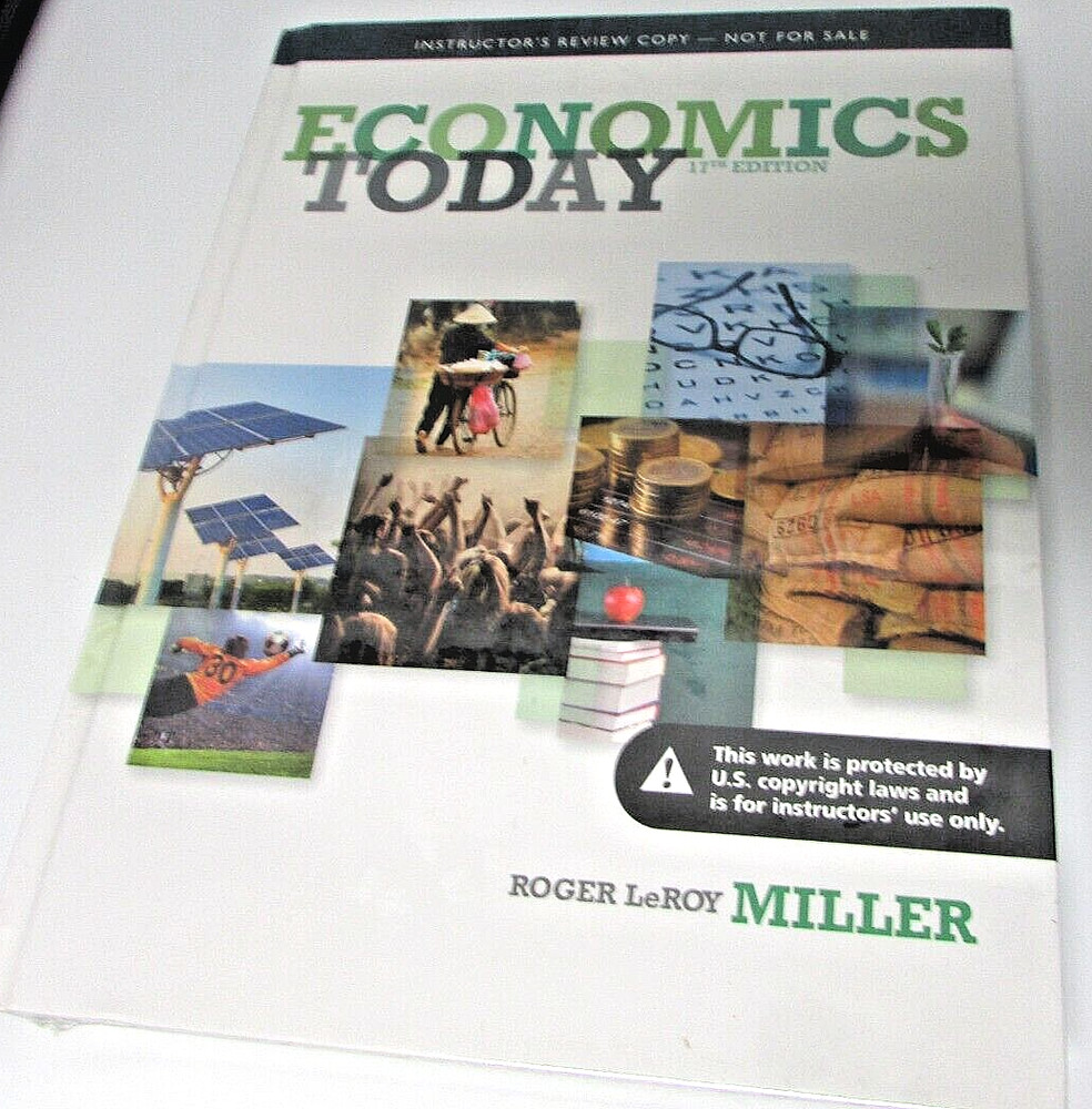 Economics Today 17th Edition Hardcover Roger LeRoy Miller NEW SEALED Instructor