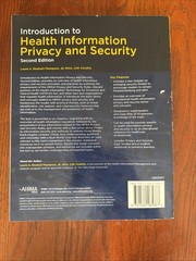 Introduction to Health Information Privacy and Security by Laurie A….