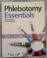 Phlebotomy Essentials, Enhanced Edition – Paperback, by McCall Ruth E. – Good c