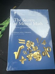 NEW SEALED The Great Courses: The Secrets of Mental Math DVD & Guidebook
