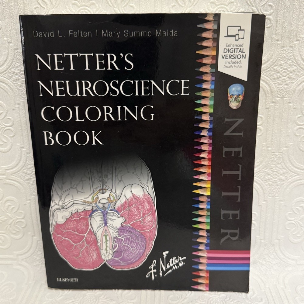 Netter Basic Science Ser.: Netter’s Neuroscience Coloring Book by Mary Summo…