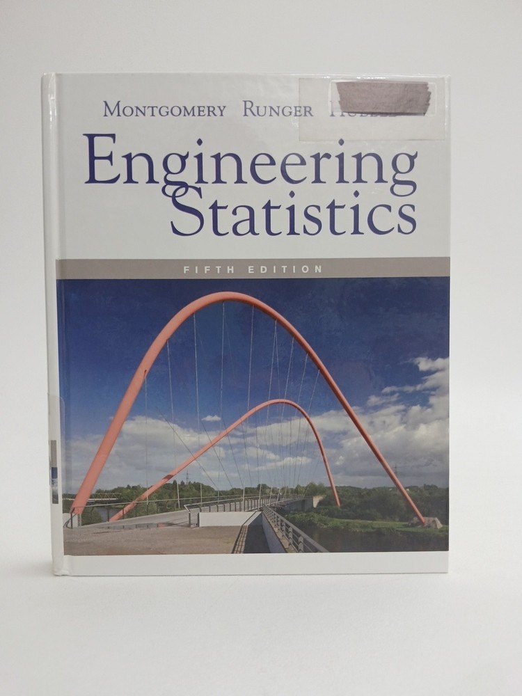 Wiley Engineering Statistics Fifth Edition Hardcover by Montgomery Runger Hubele