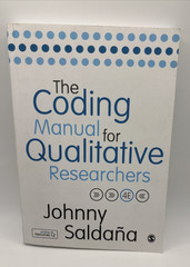 The Coding Manual for Qualitative Researchers by Johnny Saldana, 2021