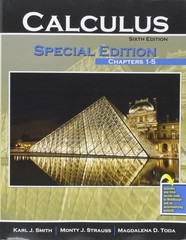 Calculus: Special Edition: Chapters 1-5 (w/ WebAssign), Karl J Smith,Monty Strau