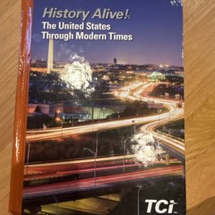 History Alive! The United States Through Modern Times Textbook Hardcover by TCI