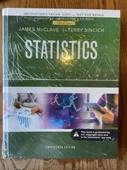 Statistics McClave Sincich Instructor’s Review Copy Answers Thirteenth Edition
