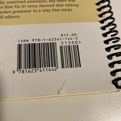 Fix It! Grammar: Chanticleer, – Spiral-bound, by Pamela White – No Writing