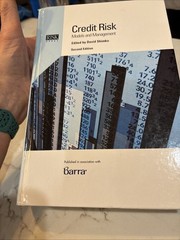CREDIT RISK: MODELS AND MANAGEMENT, SECOND EDITION By David Shimko – HC 2004
