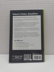 Robert’s Rules QuickStart Guide : The Simplified Beginner’s Guide to Robert’s…