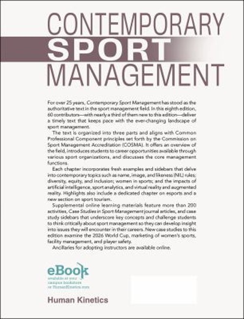 Contemporary Sport Management Paperback