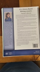 US History Based Writing Lessons Teacher Manual IEW by Lori Verstegen 2019