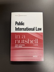 Nutshells Ser.: Public International Law by Thomas Buergenthal and Sean…