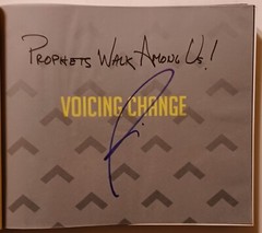 VOICING CHANGE – RICH ROLL PODCAST – HARDBACK BOOK – AUTOGRAPHED – 288 PAGES